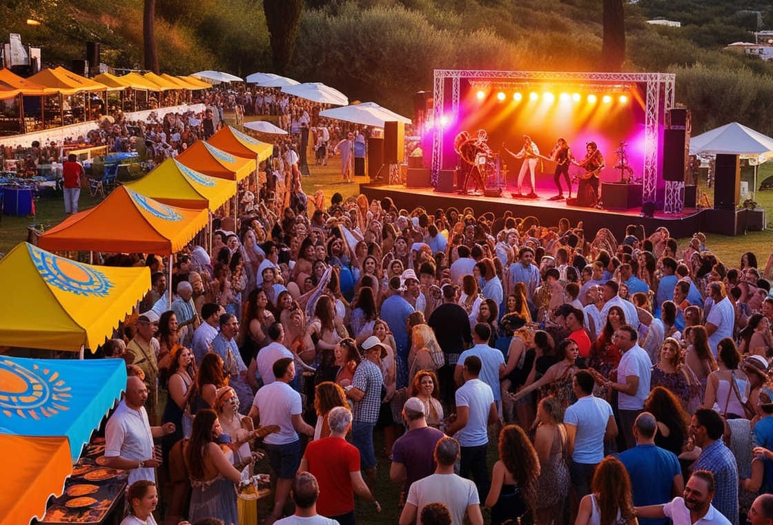 Fengaros Music Festival In Kato Drys