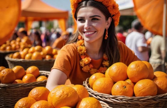 Orange Festival in Miliou Village