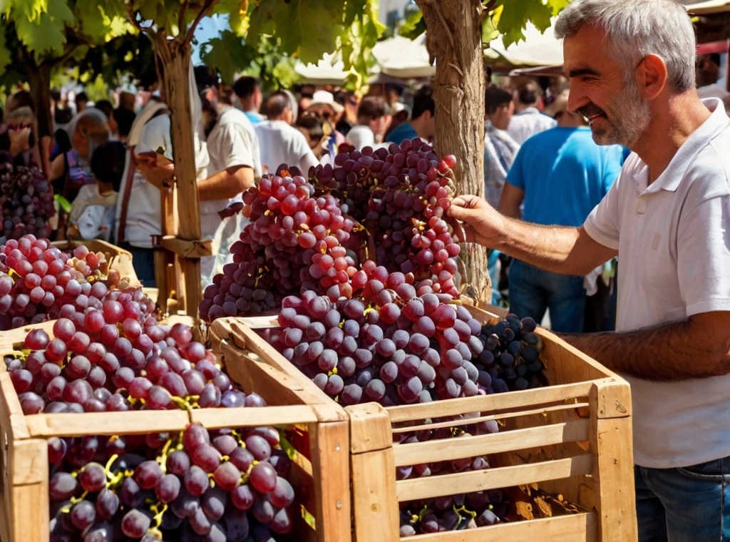 The Grape Festival In Lofou