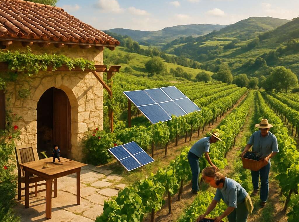 Cyprus sustainable wine village tourism with eco-conscious vineyard experiences