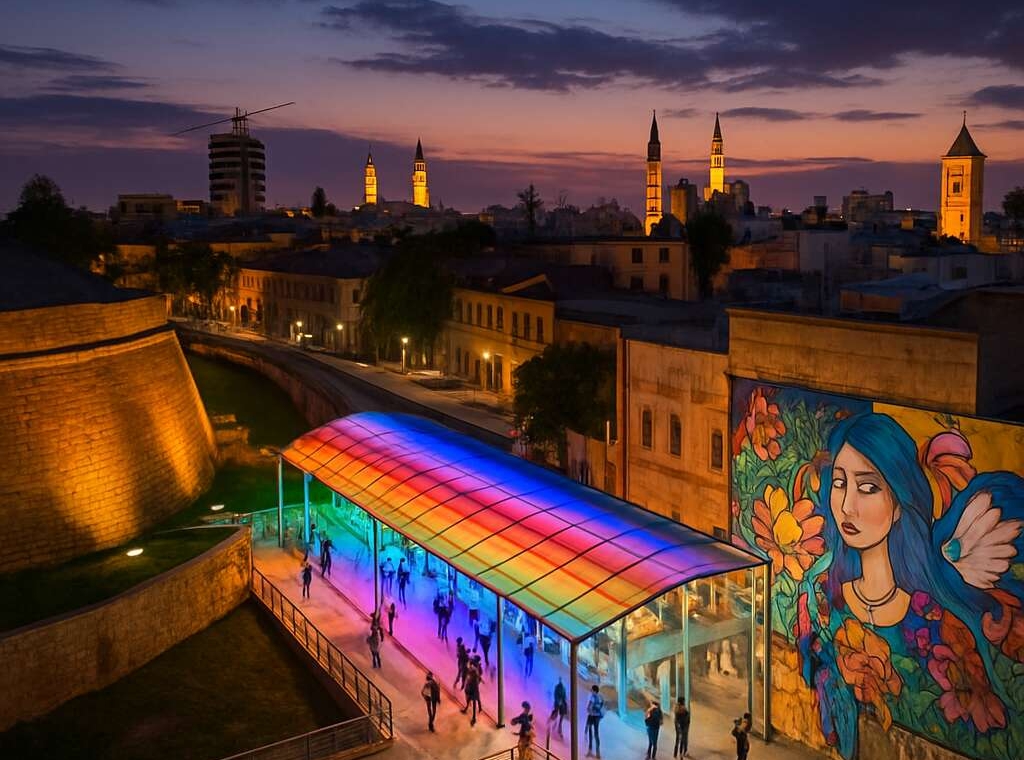 Cultural interest in divided Nicosia with cross-border art and history tours