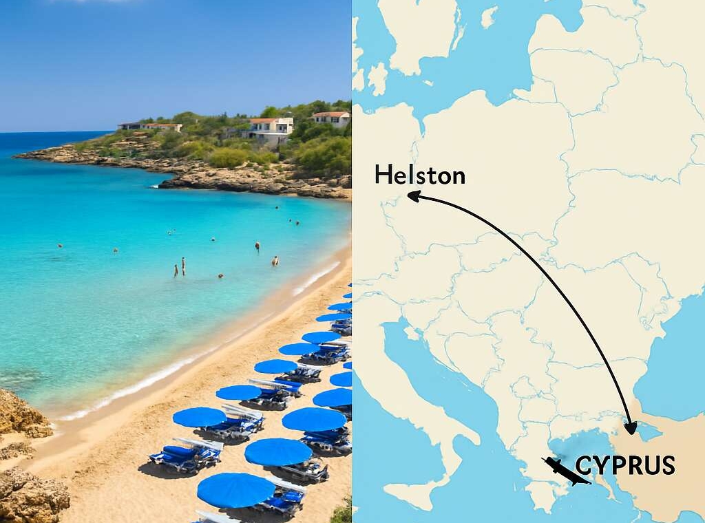 Booking Holidays to Cyprus From	Helston (town)