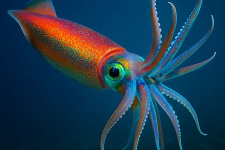 European Squid Loligo vulgaris