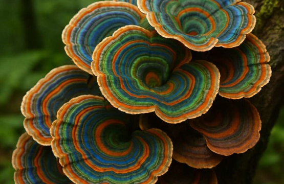 Turkey Tail Trametes versicolor