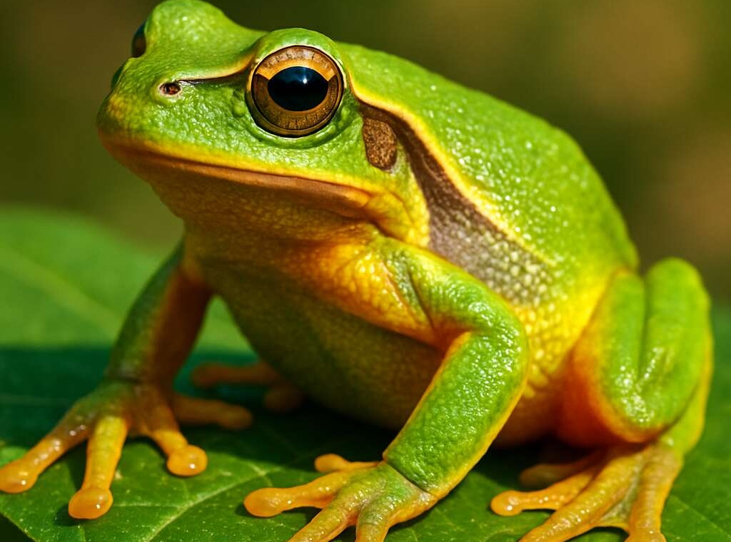Tree Frog Hyla savignyi