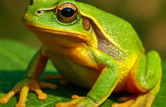 Tree Frog Hyla savignyi