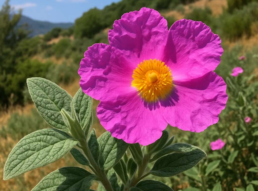 Sage-leaved Cistus Cistus salviifolius