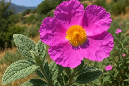 Sage-leaved Cistus Cistus salviifolius