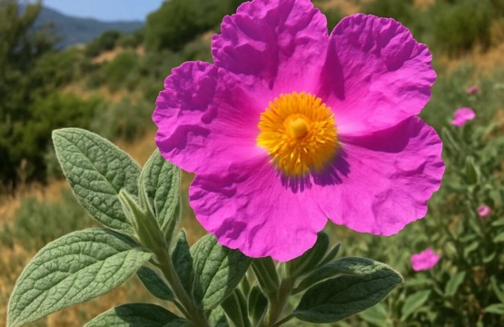 Sage-leaved Cistus Cistus salviifolius