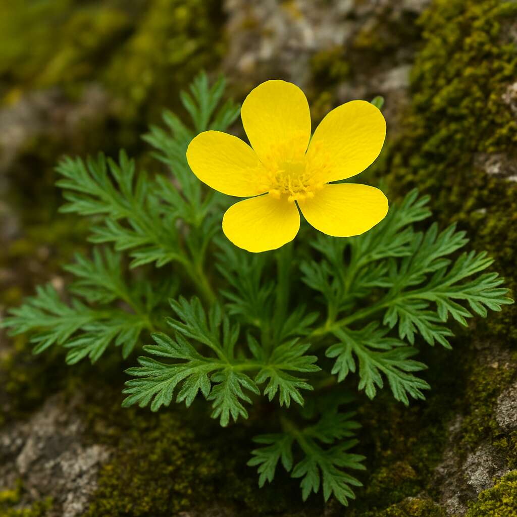 Ranunculus millefoliatus subsp. leptaleus: Alpine Blooming Marvel You ...