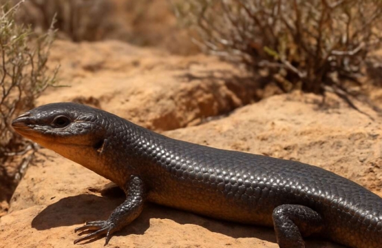 Berber Skink Eumeces schneiderii