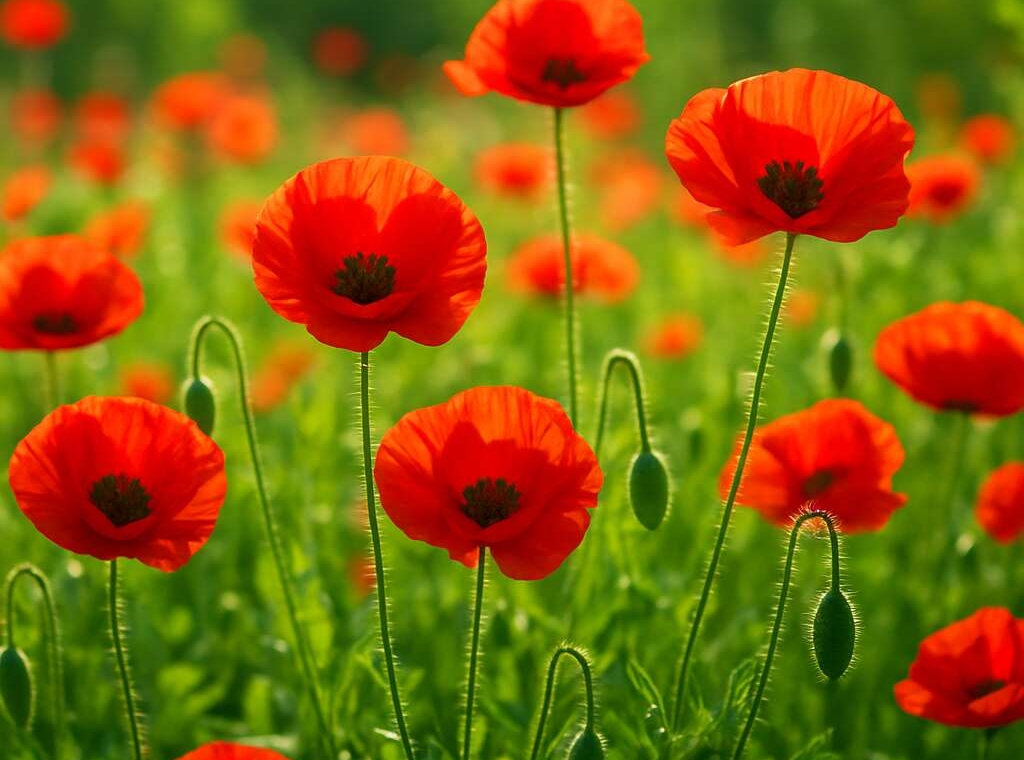 Red Poppy Papaver rhoeas