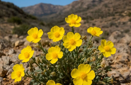 Cyprus Rock-rose (endemic) Helianthemum obtusifolium