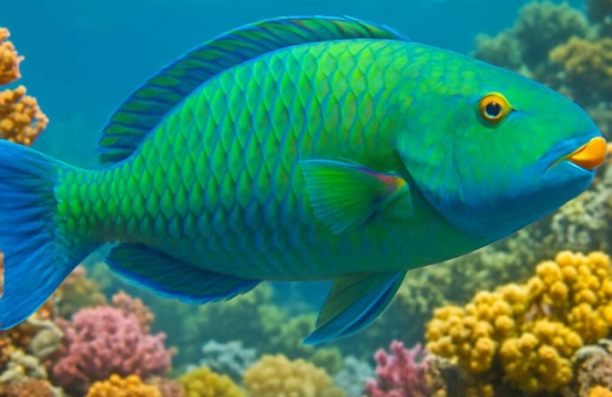 Mediterranean Parrotfish Sparisoma cretense