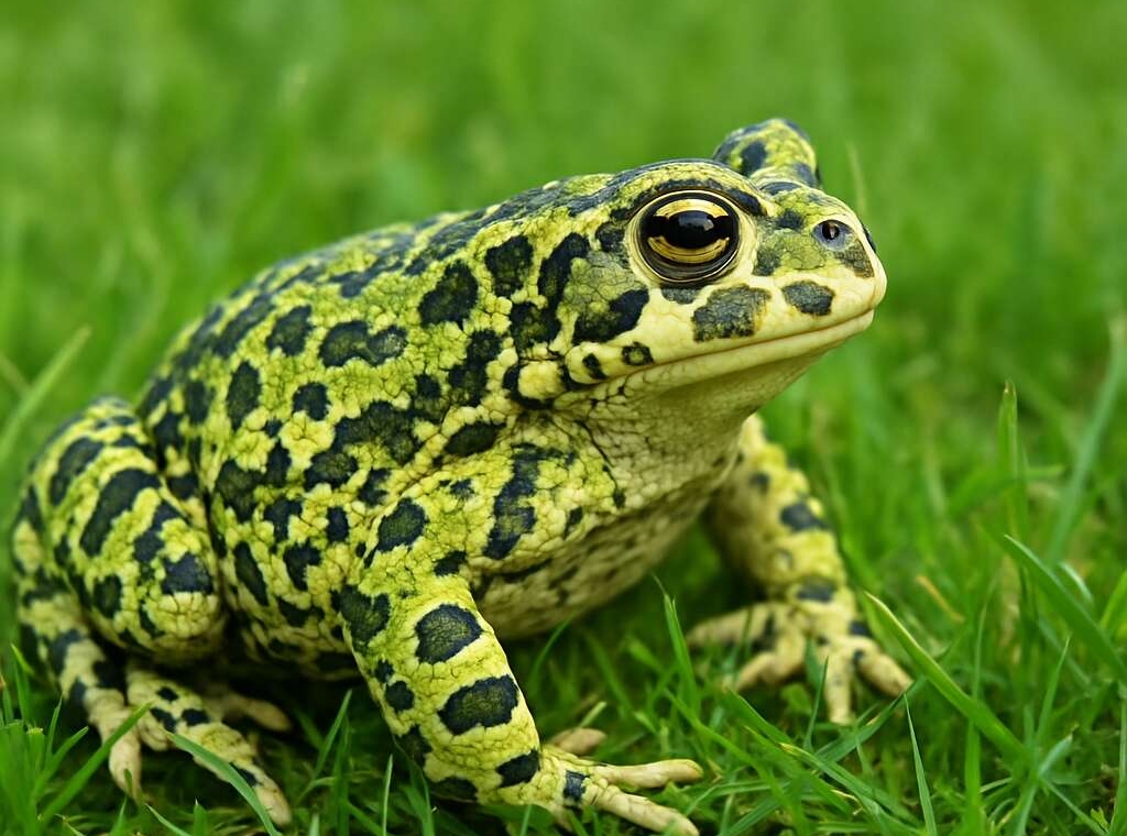 Green Toad Bufotes viridis