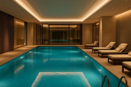 Indoor pool hotel