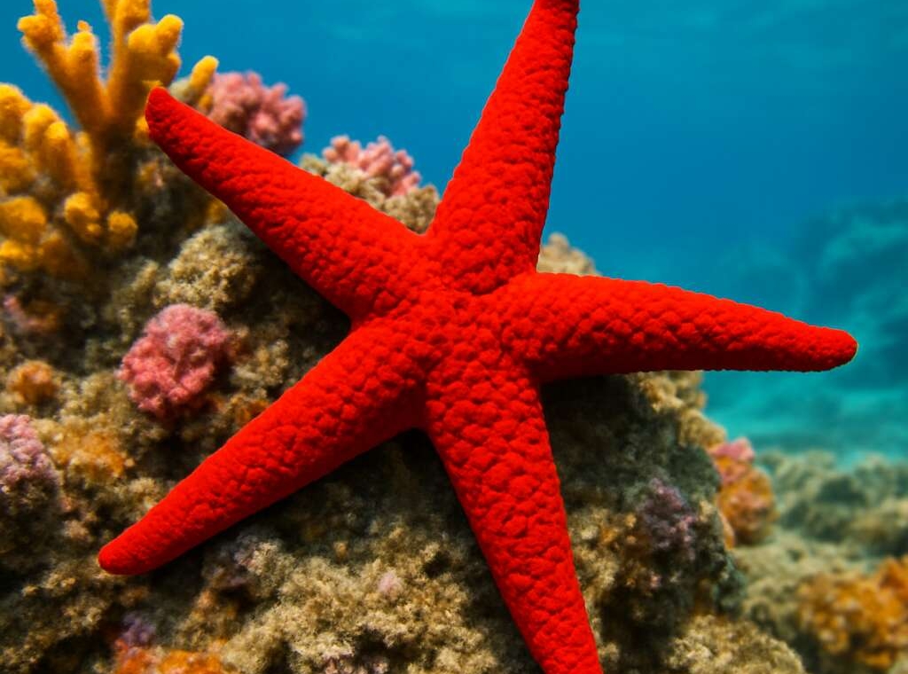 Red Starfish Echinaster sepositus