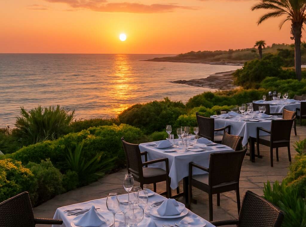 Seafront restaurant in Paphos