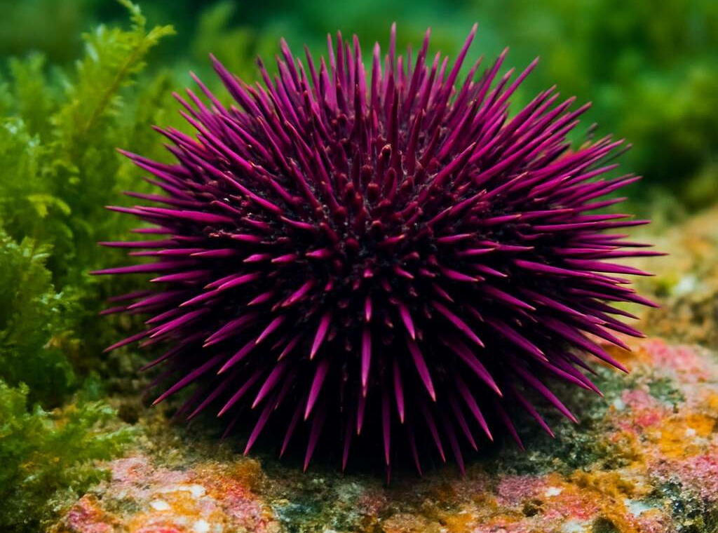 Spiny Sea Urchin Paracentrotus lividus