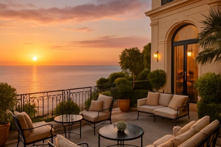 Mediterranean sea‑view hotel