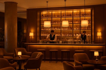 Hotel with bar and restaurant