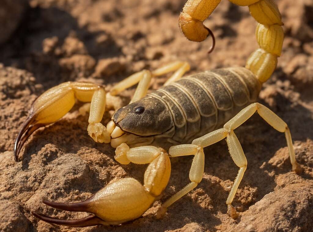 Cyprus Scorpion (endemic) Mesobuthus cyprius