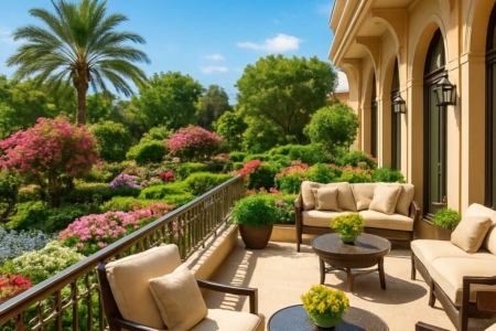 Hotel with garden and terrace