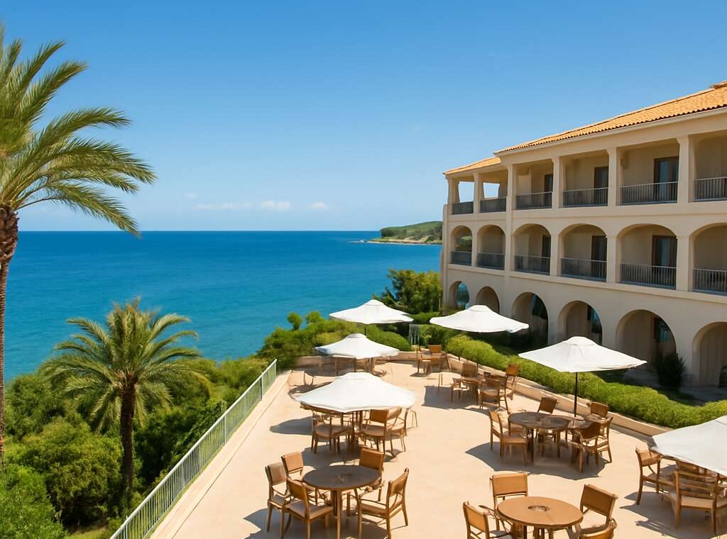 Seafront hotel in Latchi