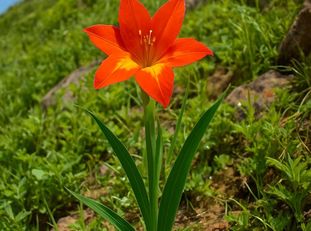 Wild Gladiolus (endemic) Gladiolus triphyllus